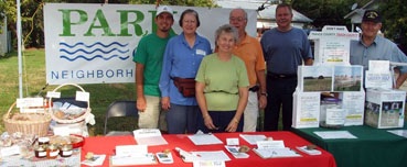 PSNA volunteers at ManorFest 2007 raising funds to fight the landfill.